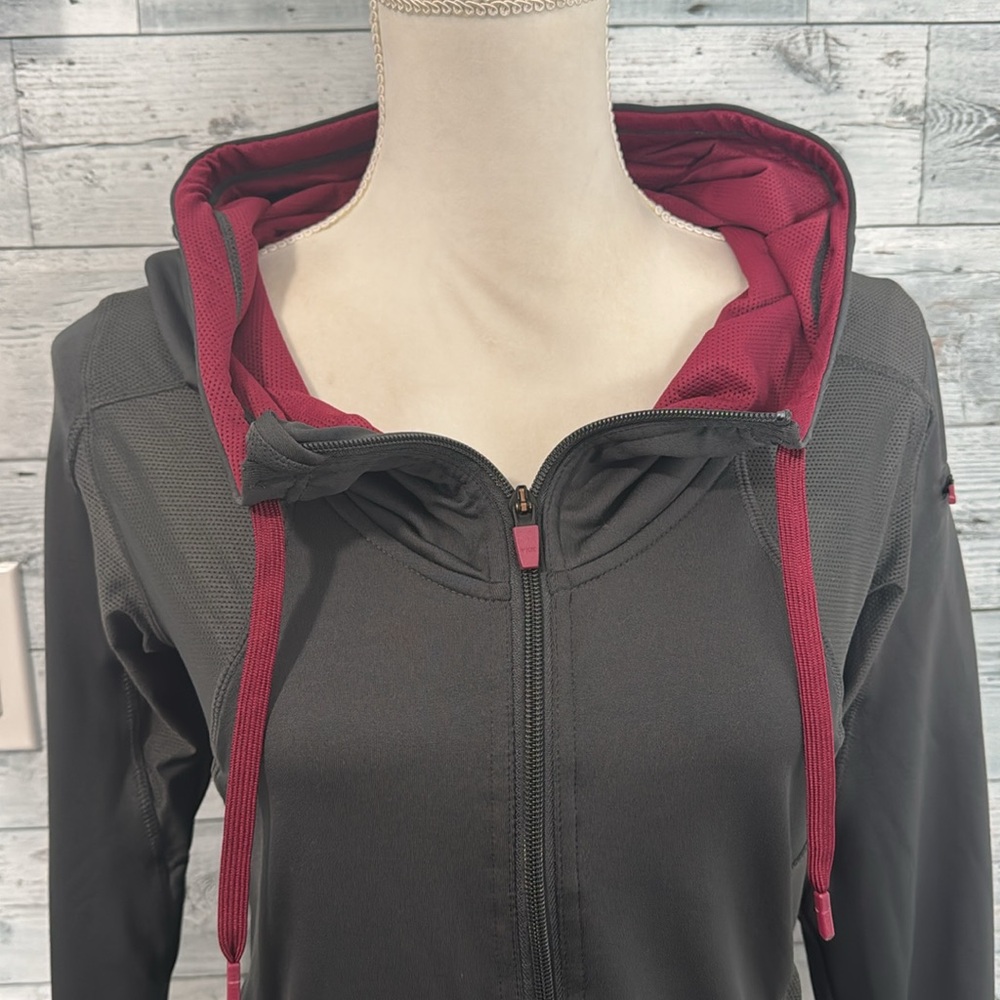 Hylete Full Zip Gray Athletic Jacket - image 3